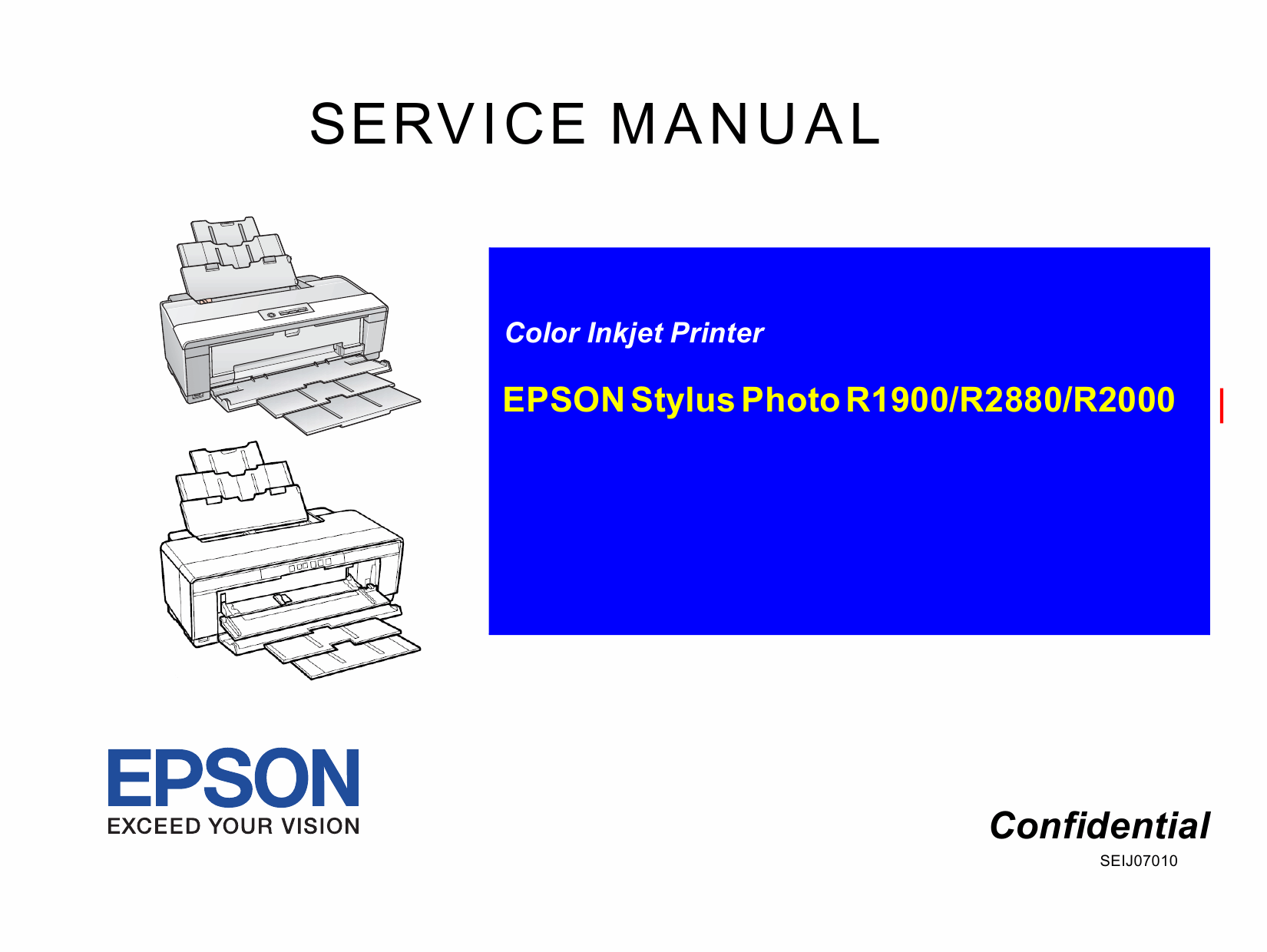 EPSON StylusPhoto R2000 Service Manual-1